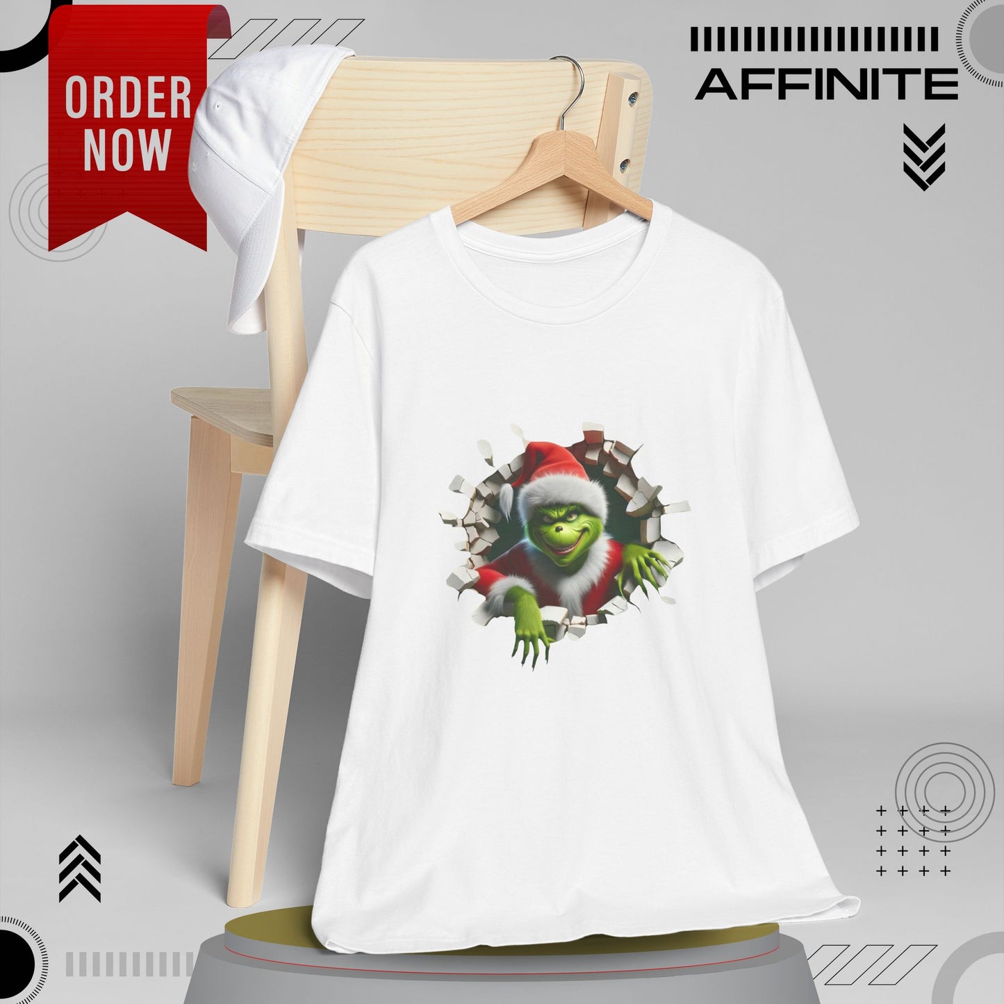 T-Shirt The Grinch Unisex Jersey Short Sleeve Tee | Soft Cotton Christmas T-Shirt