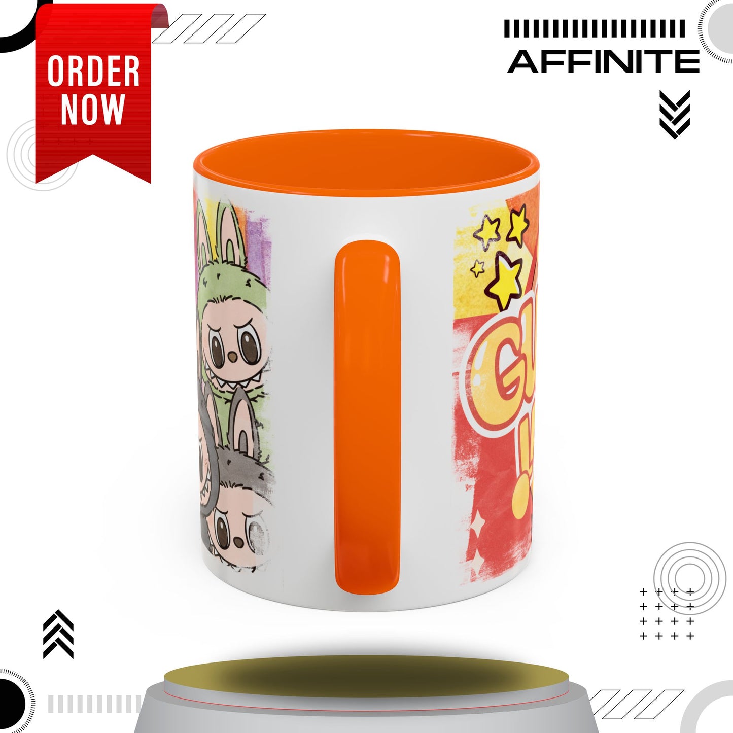 Mug Lazy Yoga Character Coffee Mug - Fun & Whimsical Art for Every Caffeine Lover
