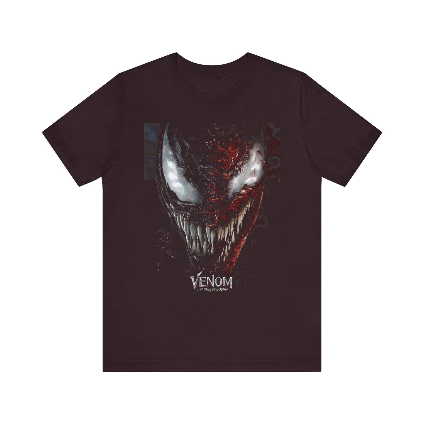 T-Shirt Venom Graphic Tee - Unisex Comic Book T-Shirt for Fans (100% Cotton) Oxblood Black