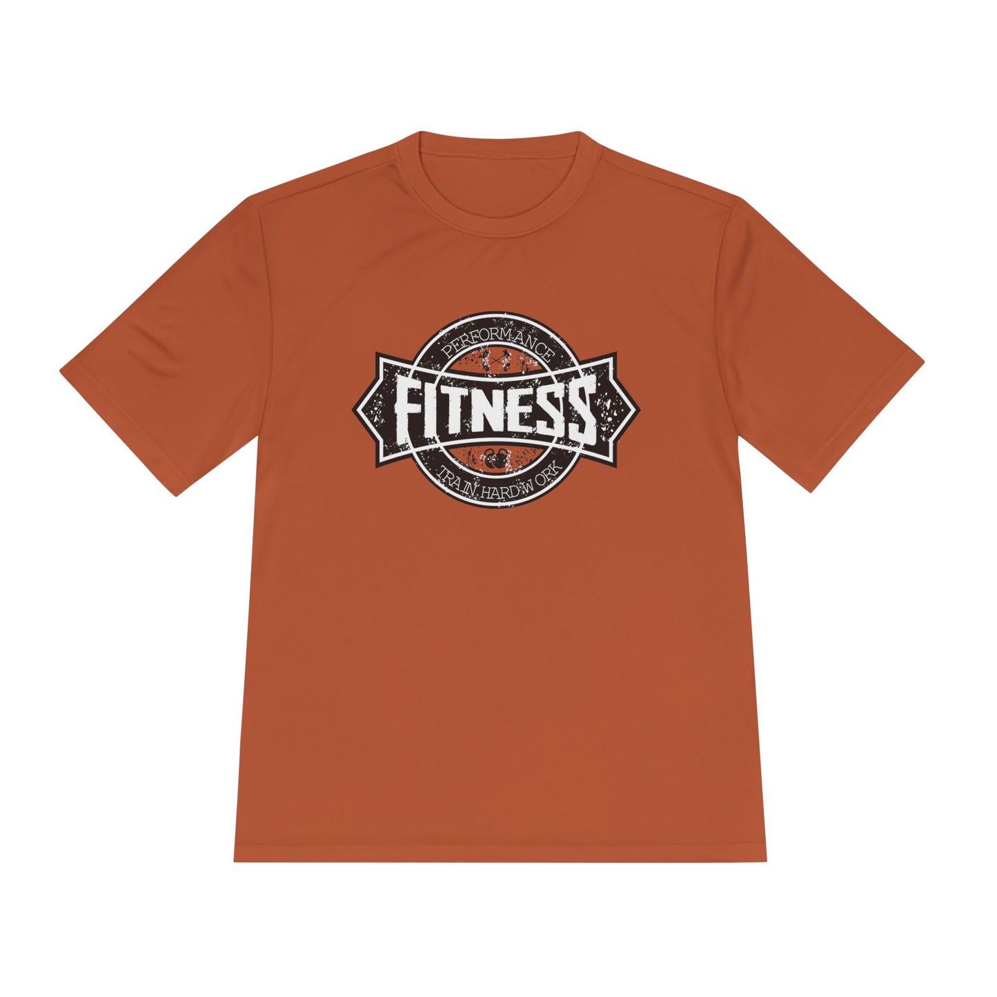 T-Shirt Moisture Wicking Fitness Shirt - Unisex Workout Tee for Gym, Running, Yoga Texas Orange