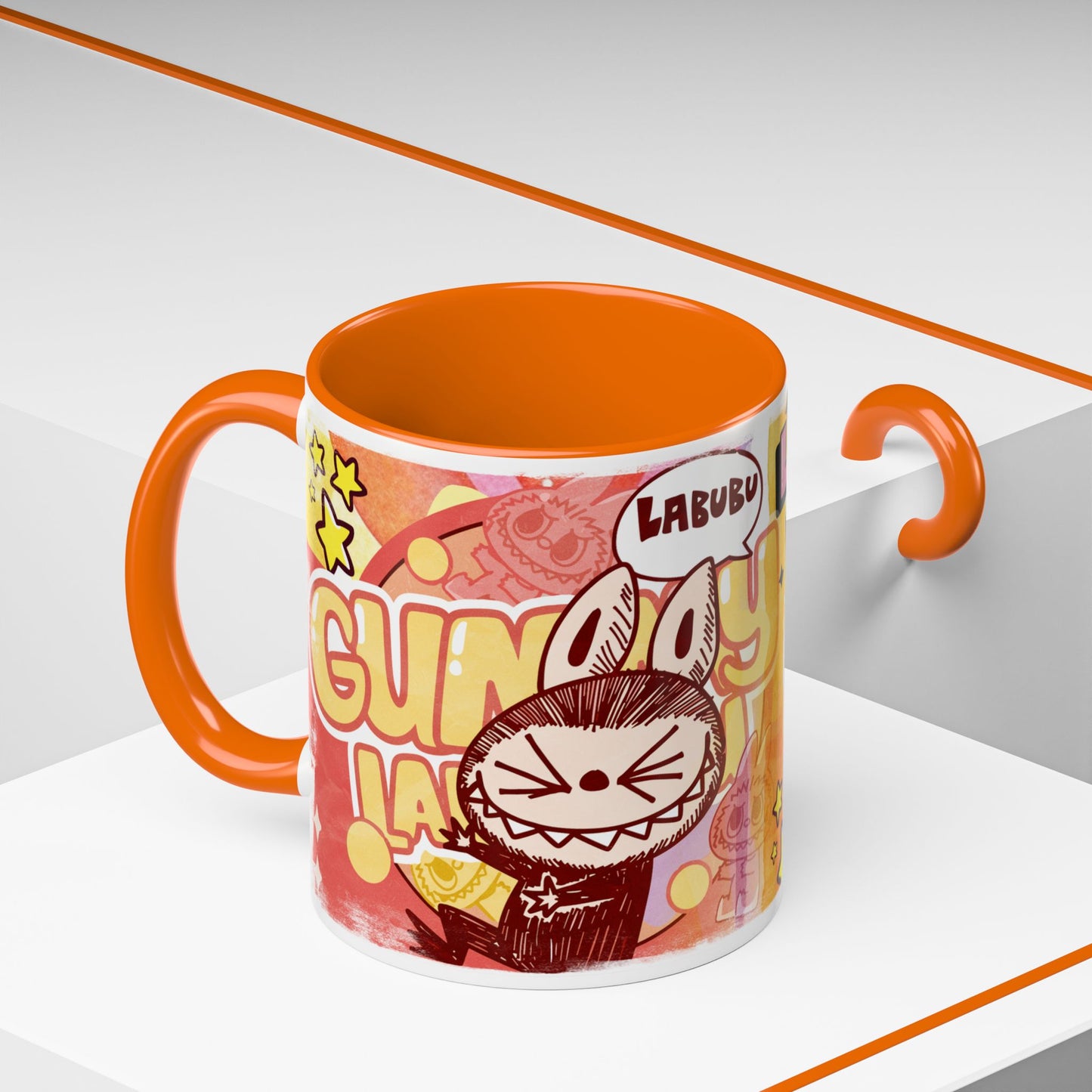 Mug Lazy Yoga Character Coffee Mug - Fun & Whimsical Art for Every Caffeine Lover