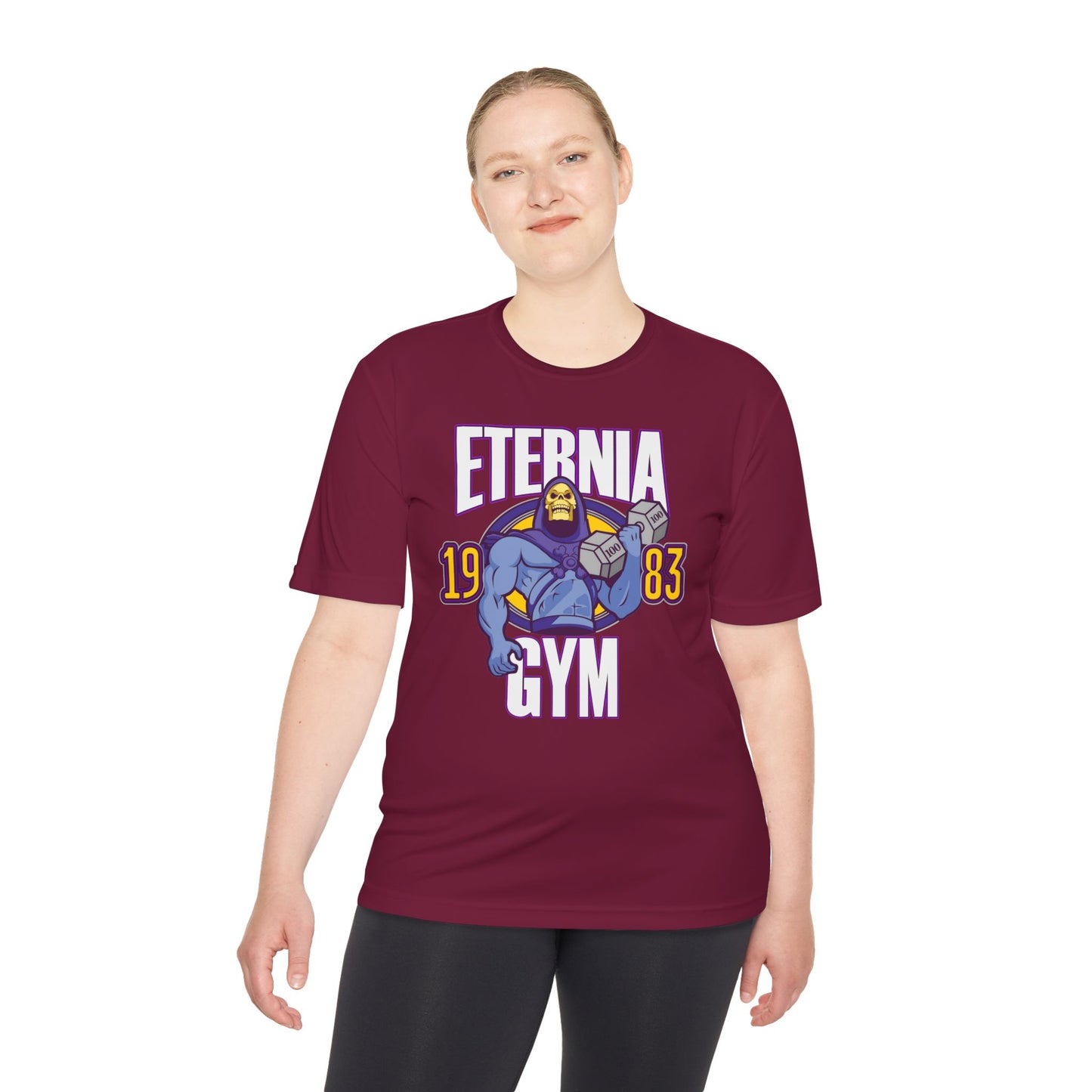 T-Shirt Eternia Gym Unisex Moisture Wicking Tee - Vintage Muscle Workout Shirt
