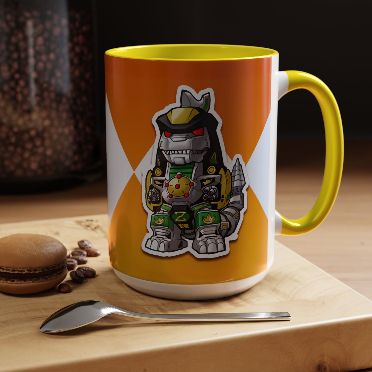 Mug Power Rangers Dragonzord Mug – 11oz & 15oz Ceramic Coffee Cup