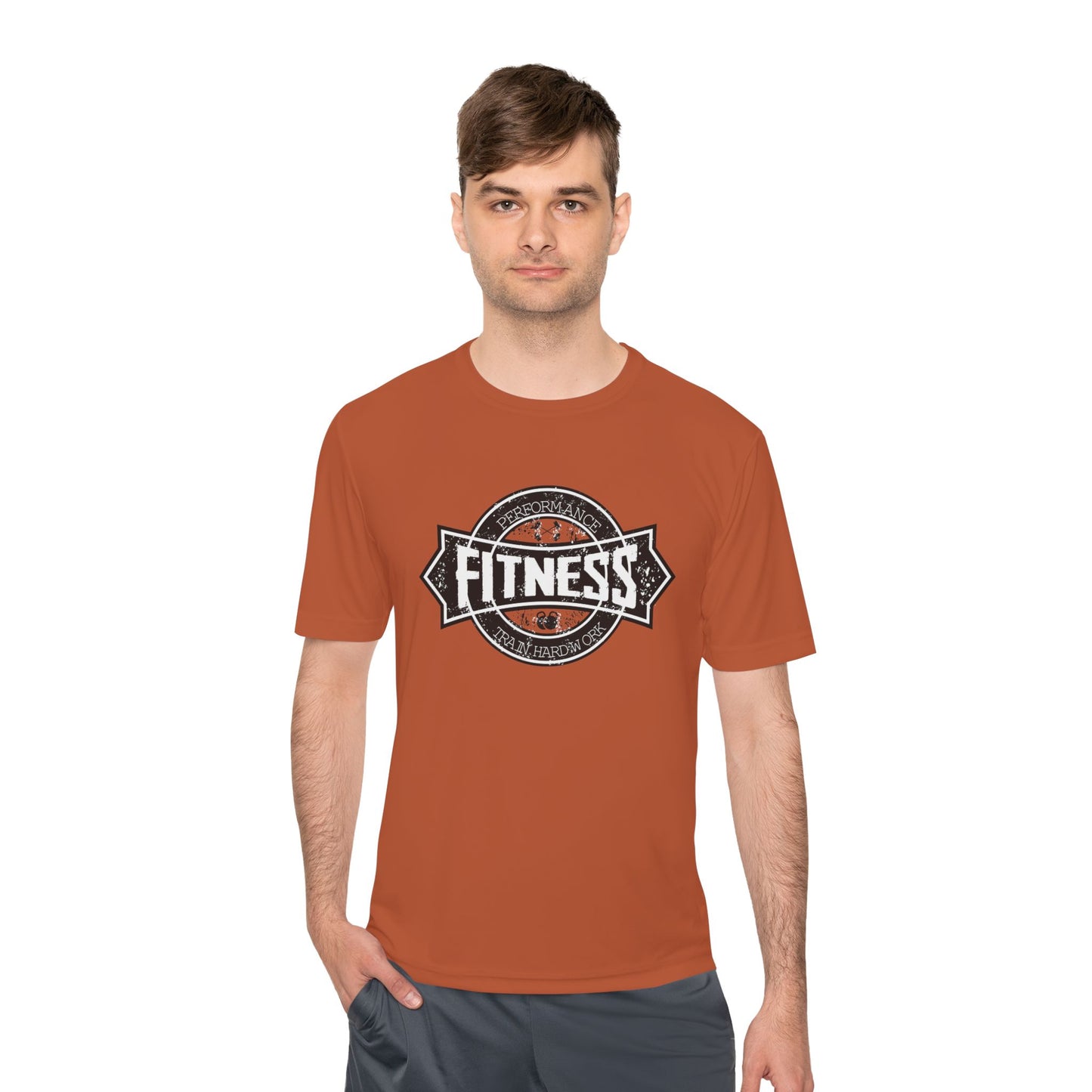 T-Shirt Moisture Wicking Fitness Shirt - Unisex Workout Tee for Gym, Running, Yoga