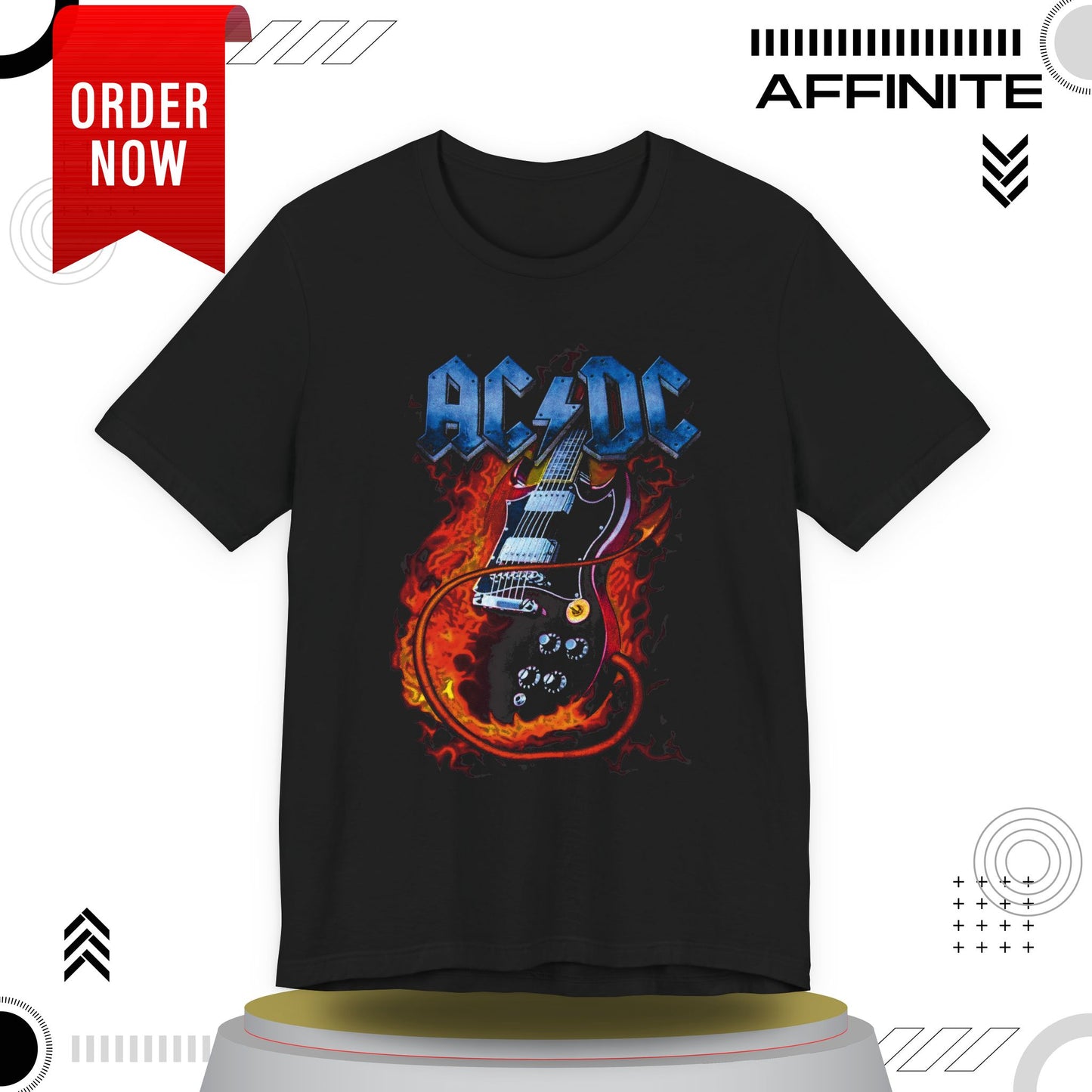 T-Shirt Rock In T Shirt - AC/DC Graphic Tee (Unisex Rock Shirt)