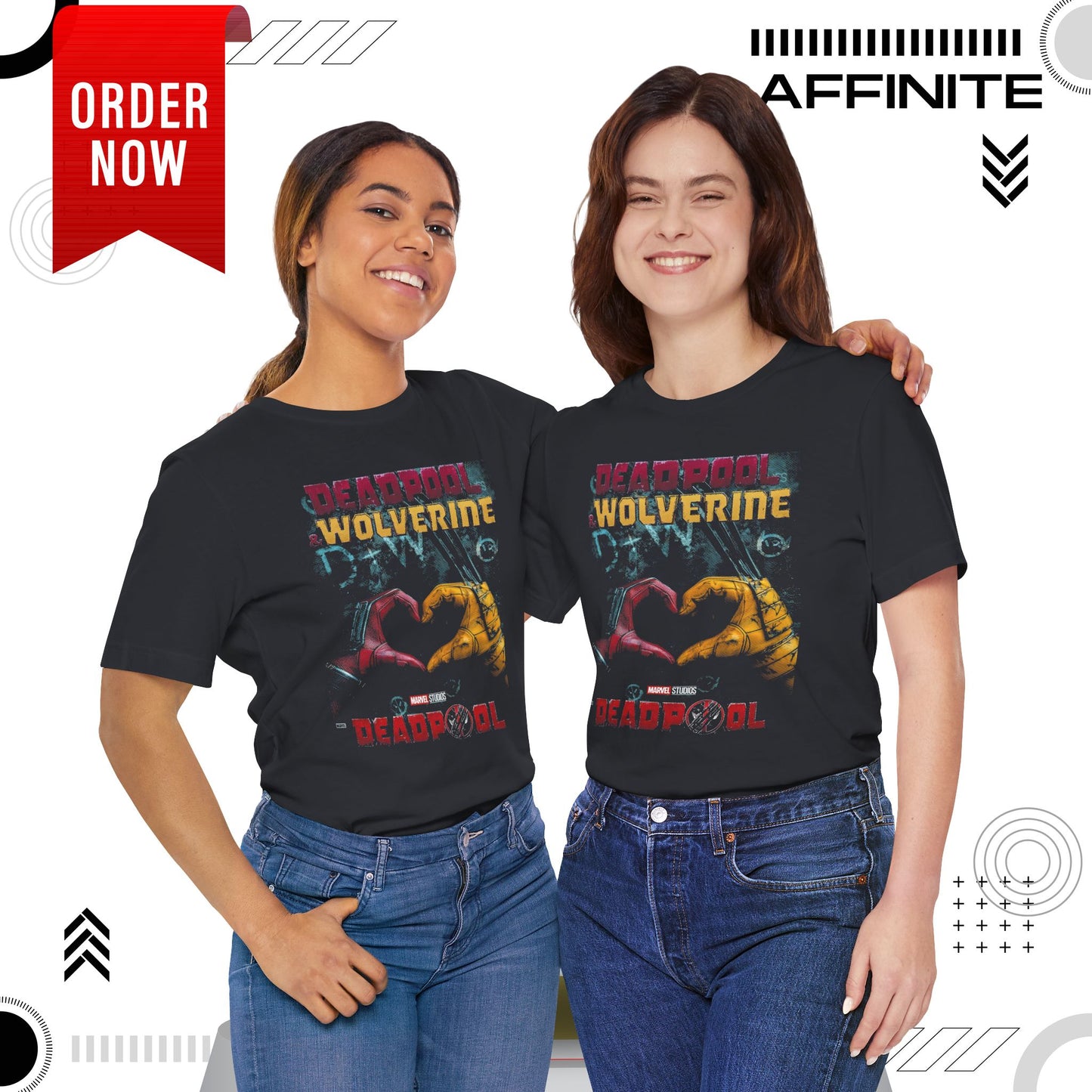 T-Shirt Deadpool Wolverine T-Shirt | Marvel Unisex Graphic Tee | Perfect Gift for Fans