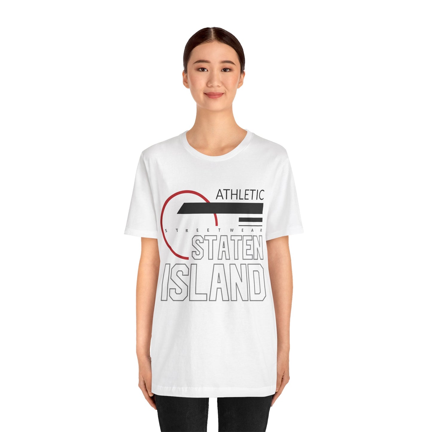 T-Shirt Unisex T Shirt - Athletic Staten Island Tee | Casual Comfort Fit | Affinite