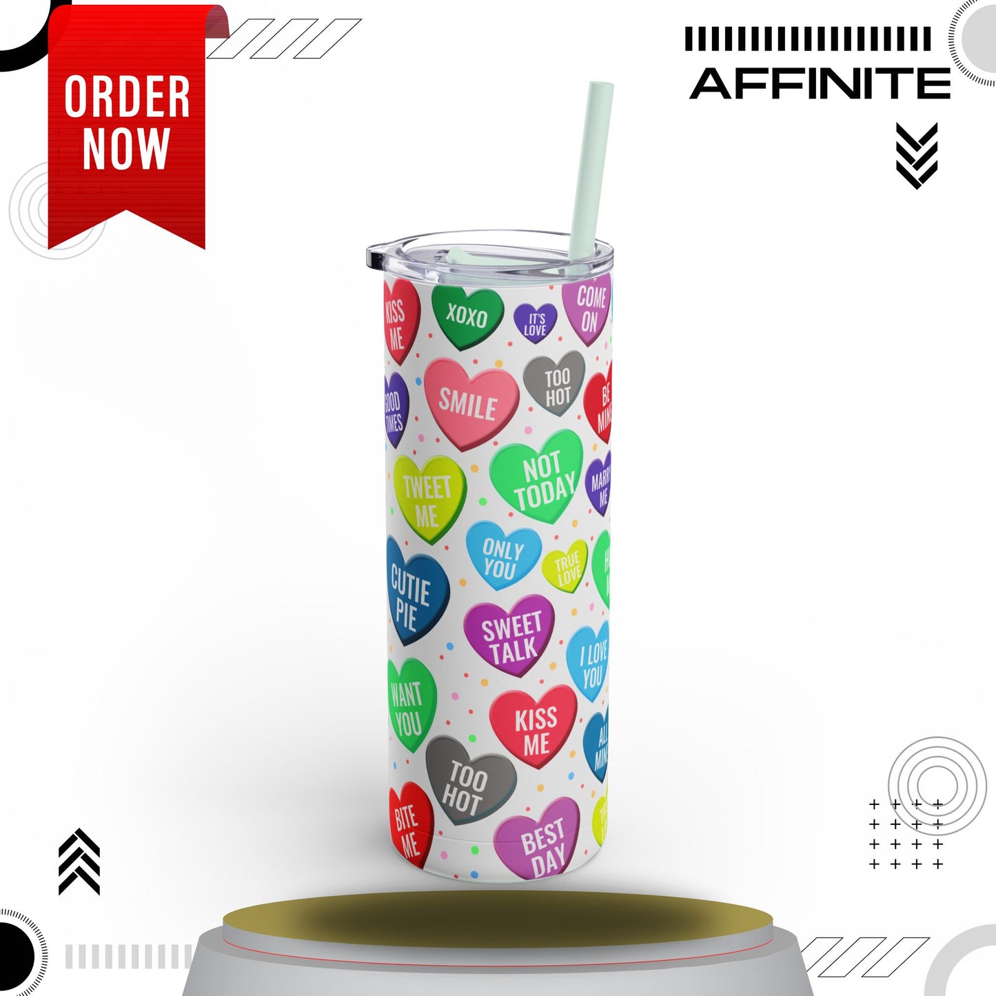 Tumblers Matte Tumbler Cup Love 20oz