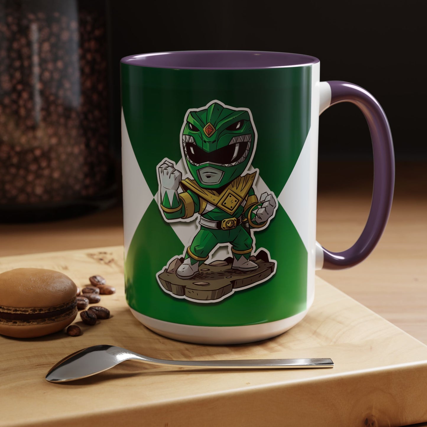 Mug Green Ranger Mug – 11oz & 15oz Mighty Morphin Power Rangers Ceramic Cup