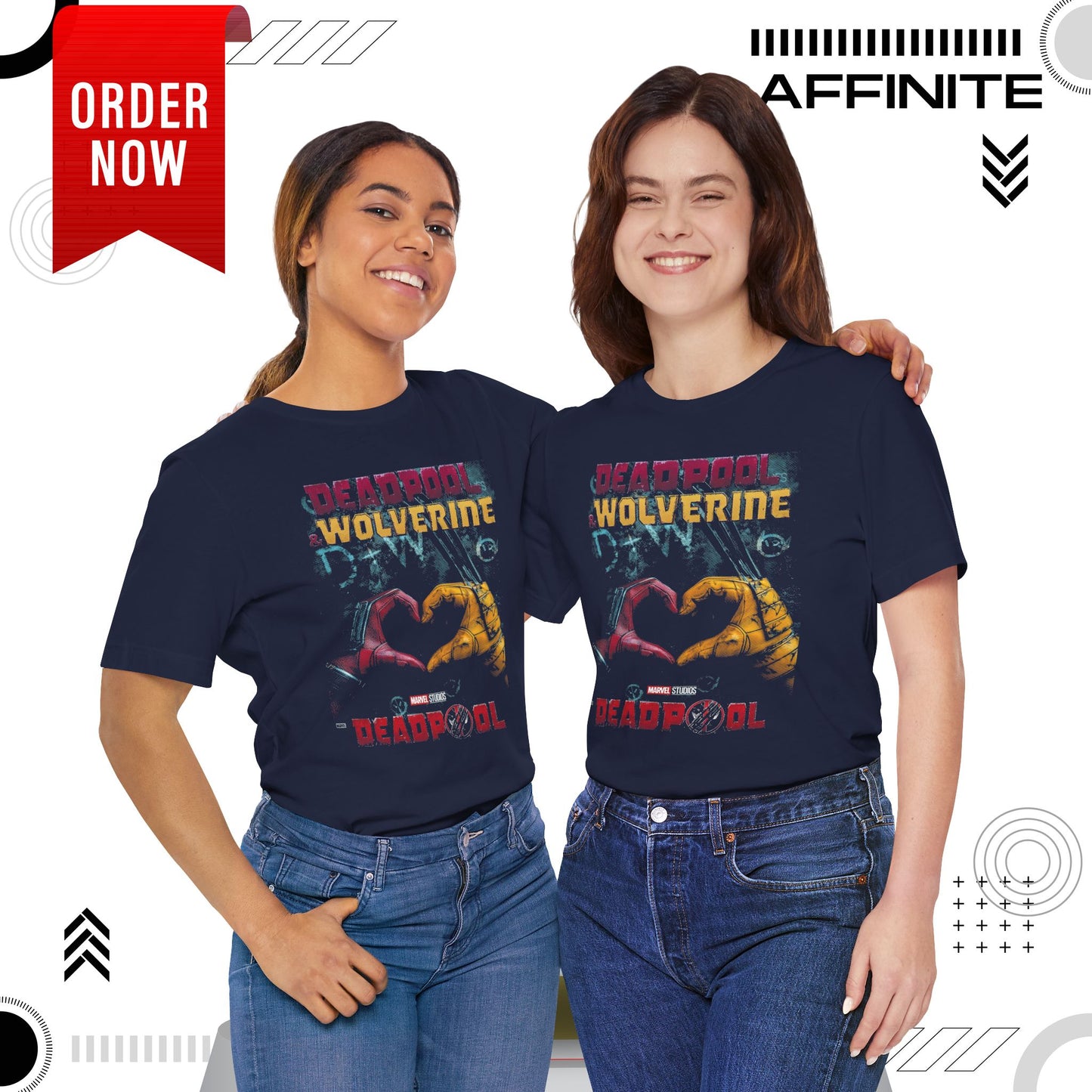 T-Shirt Deadpool Wolverine T-Shirt | Marvel Unisex Graphic Tee | Perfect Gift for Fans
