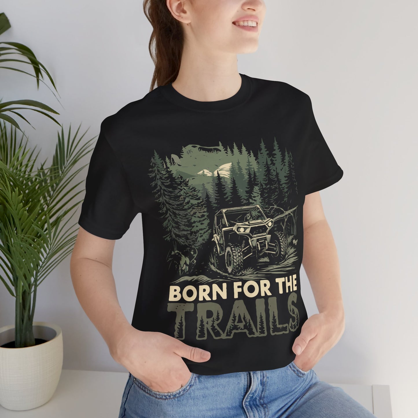 T-Shirt Born for the Trails Unisex Adventure Tee