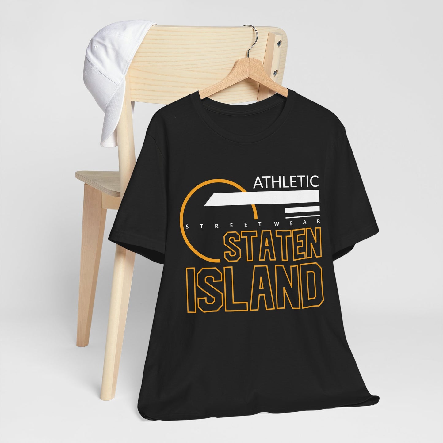 T-Shirt Unisex T Shirt - Athletic Staten Island Tee | Casual Comfort Fit | Affinite