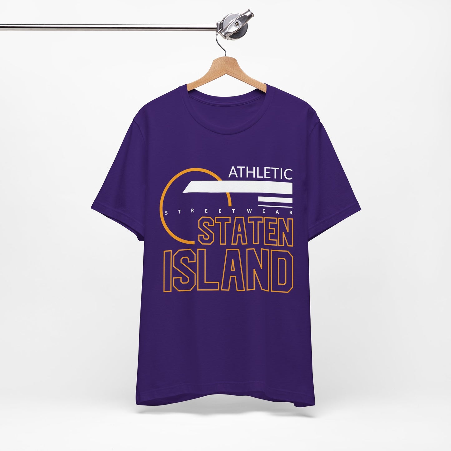 T-Shirt Unisex T Shirt - Athletic Staten Island Tee | Casual Comfort Fit | Affinite Team Purple