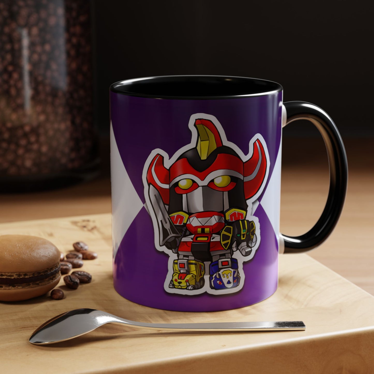 Mug Mighty Morphin Power Rangers Megazord Ceramic Mug - 11oz & 15oz Coffee Mug - Accent Mug for Pop Culture Fans