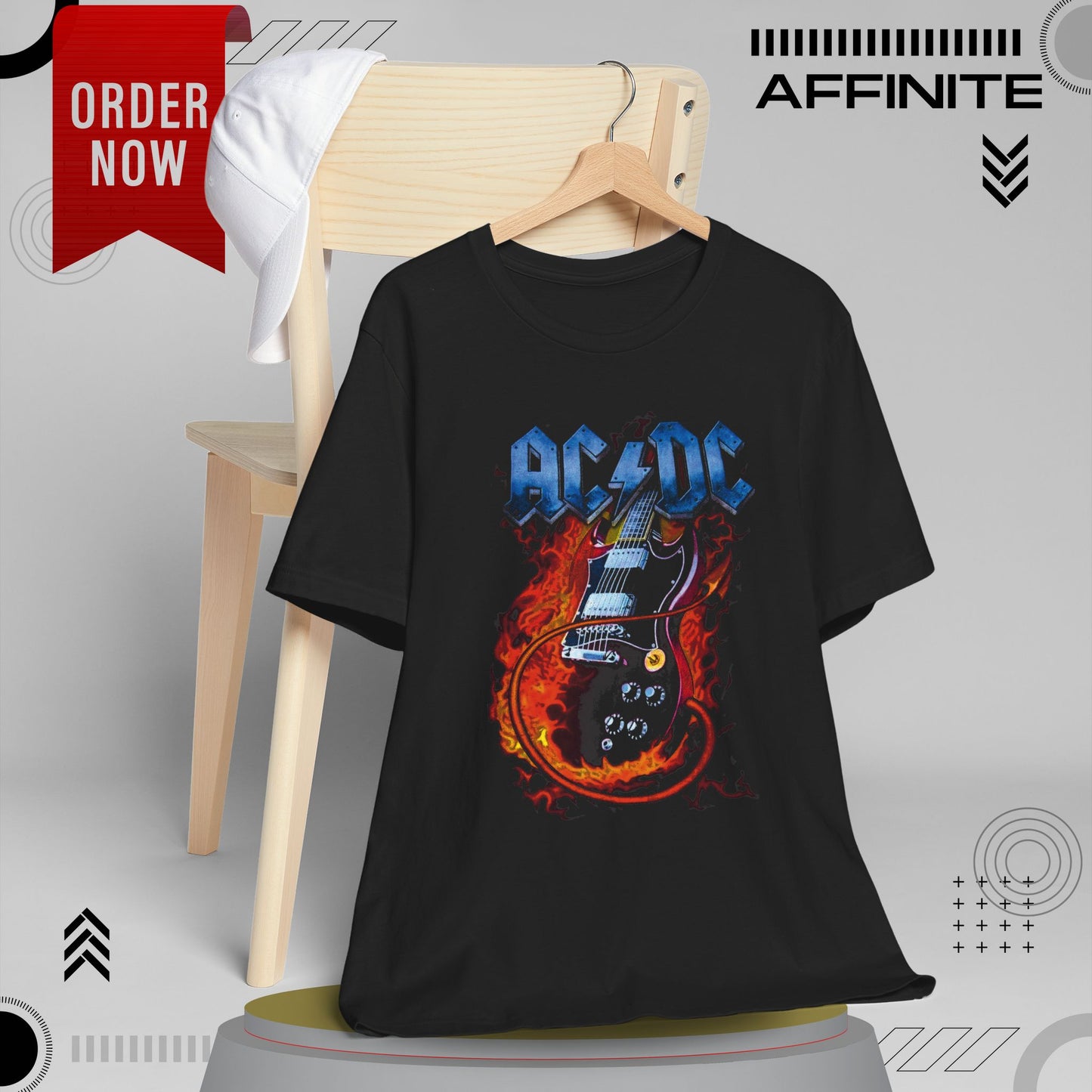 T-Shirt Rock In T Shirt - AC/DC Graphic Tee (Unisex Rock Shirt)