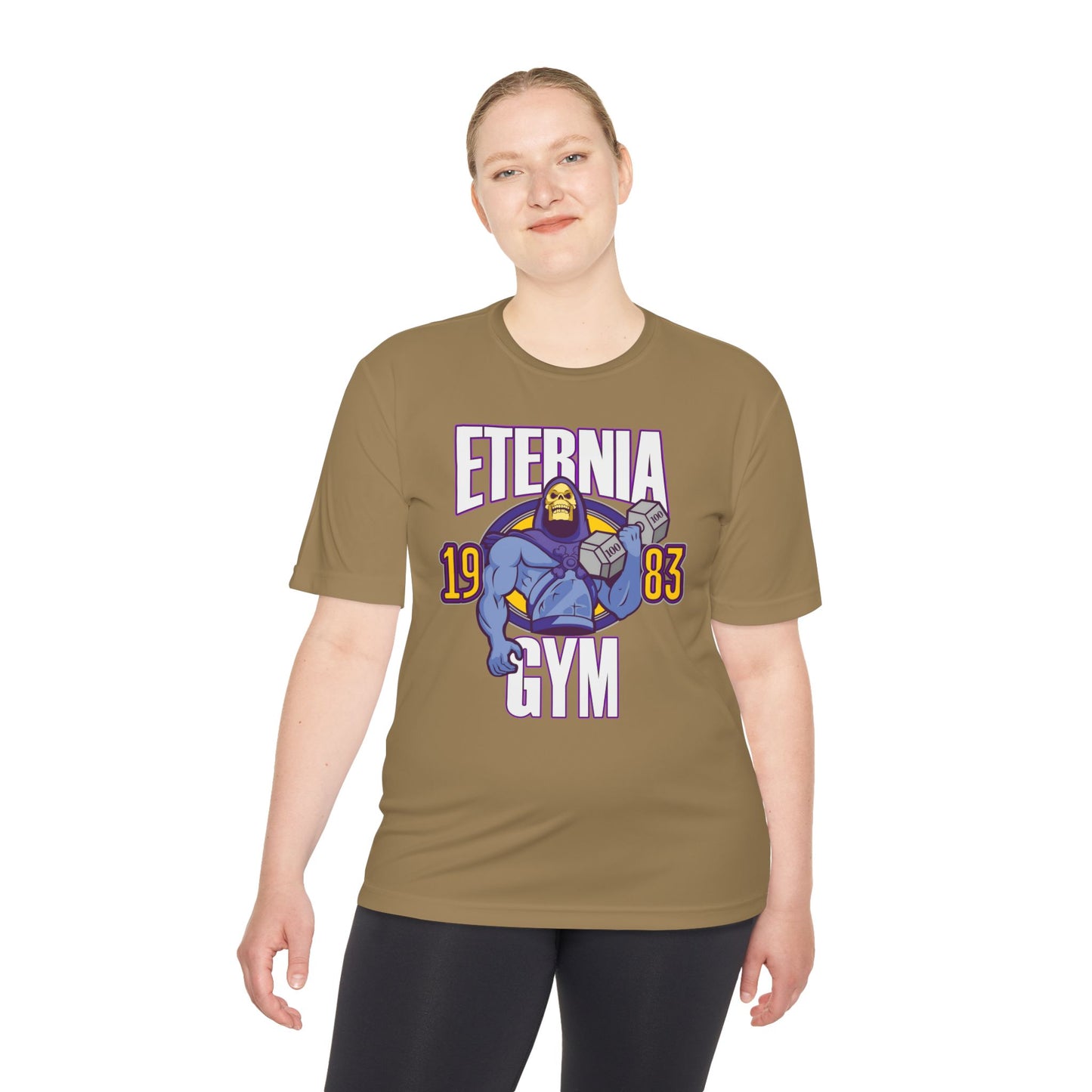 T-Shirt Eternia Gym Unisex Moisture Wicking Tee - Vintage Muscle Workout Shirt