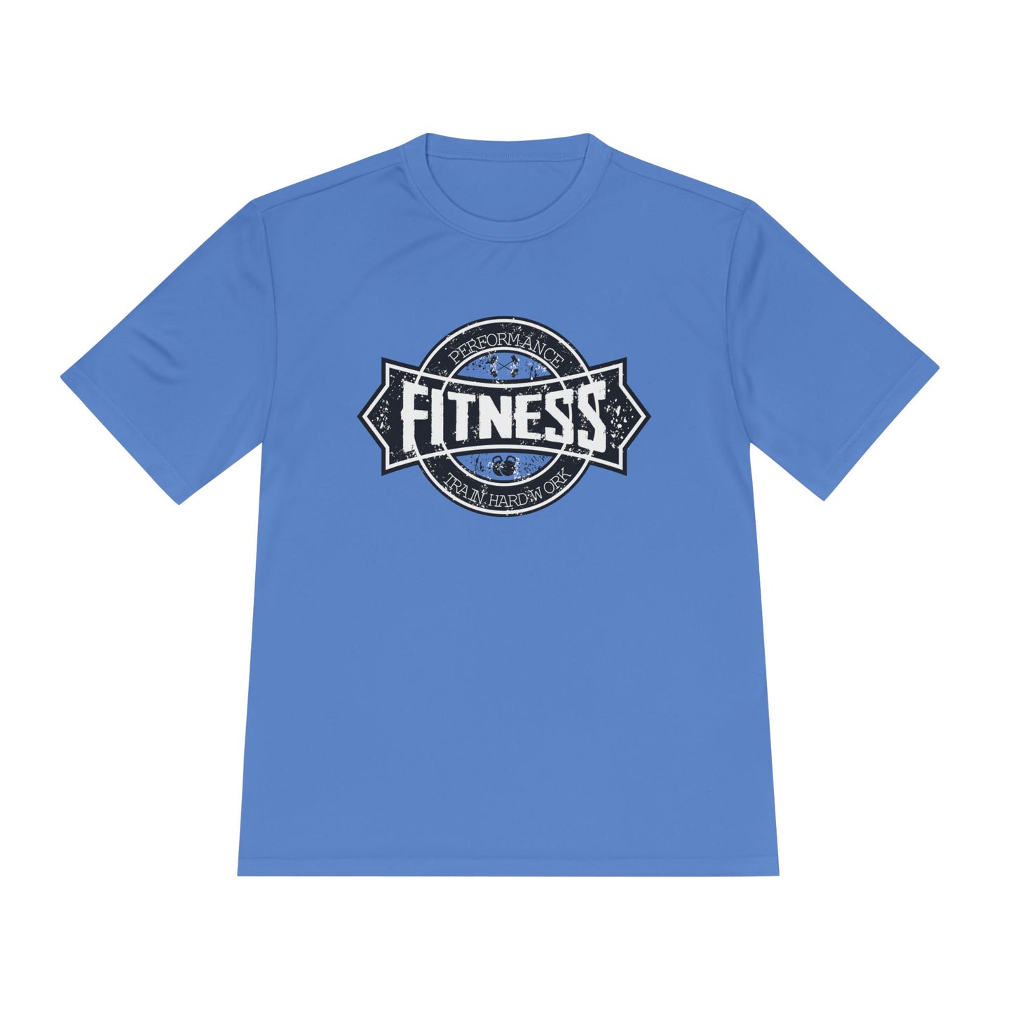 T-Shirt Moisture Wicking Fitness Shirt - Unisex Workout Tee for Gym, Running, Yoga Carolina Blue