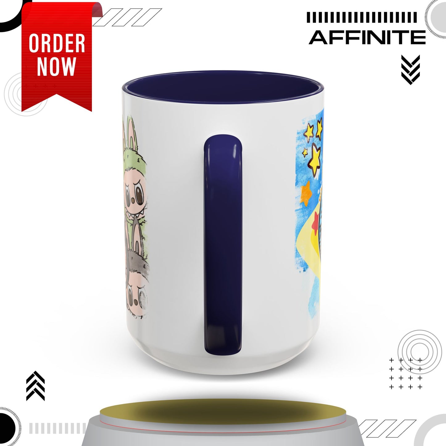 Mug Lazy Yoga Monsters Coffee Mug - Fun Accent Mug for Yoga Lovers