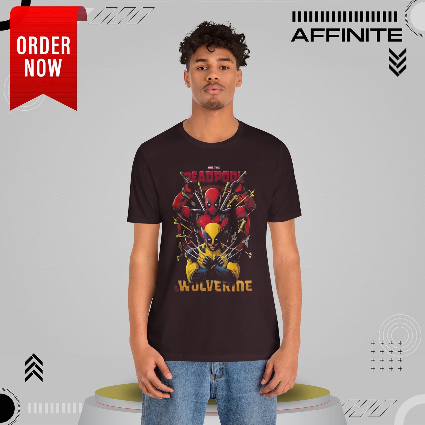 T-Shirt Wolverine X Deadpool Unisex Jersey Short Sleeve Tee | Superhero-Themed T-Shirt | Soft Cotton Crew Neck