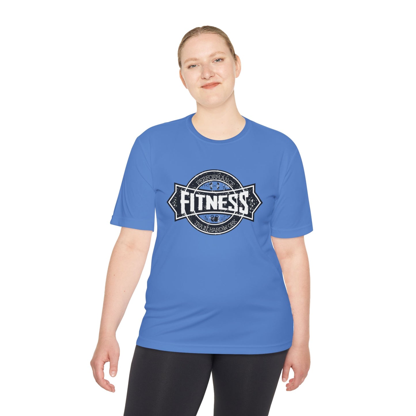T-Shirt Moisture Wicking Fitness Shirt - Unisex Workout Tee for Gym, Running, Yoga