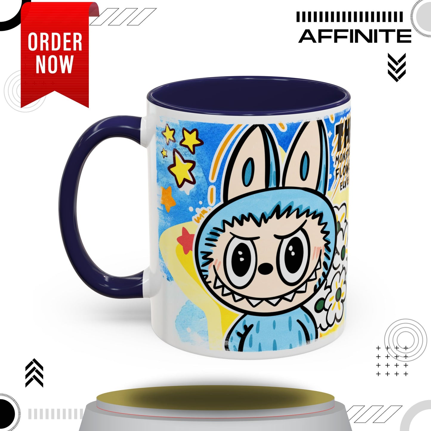 Mug Lazy Yoga Monsters Coffee Mug - Fun Accent Mug for Yoga Lovers