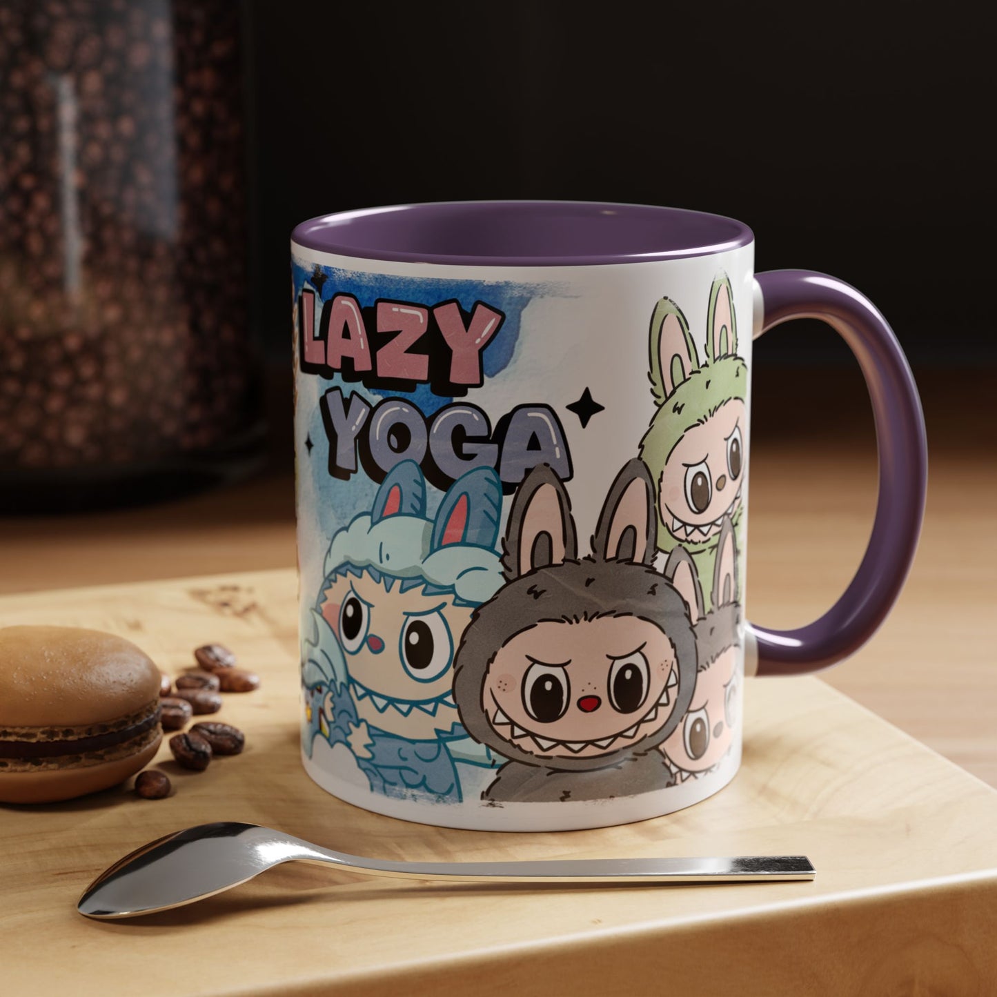 Mug Lazy Yoga Monsters Coffee Mug - Fun Accent Mug for Yoga Lovers