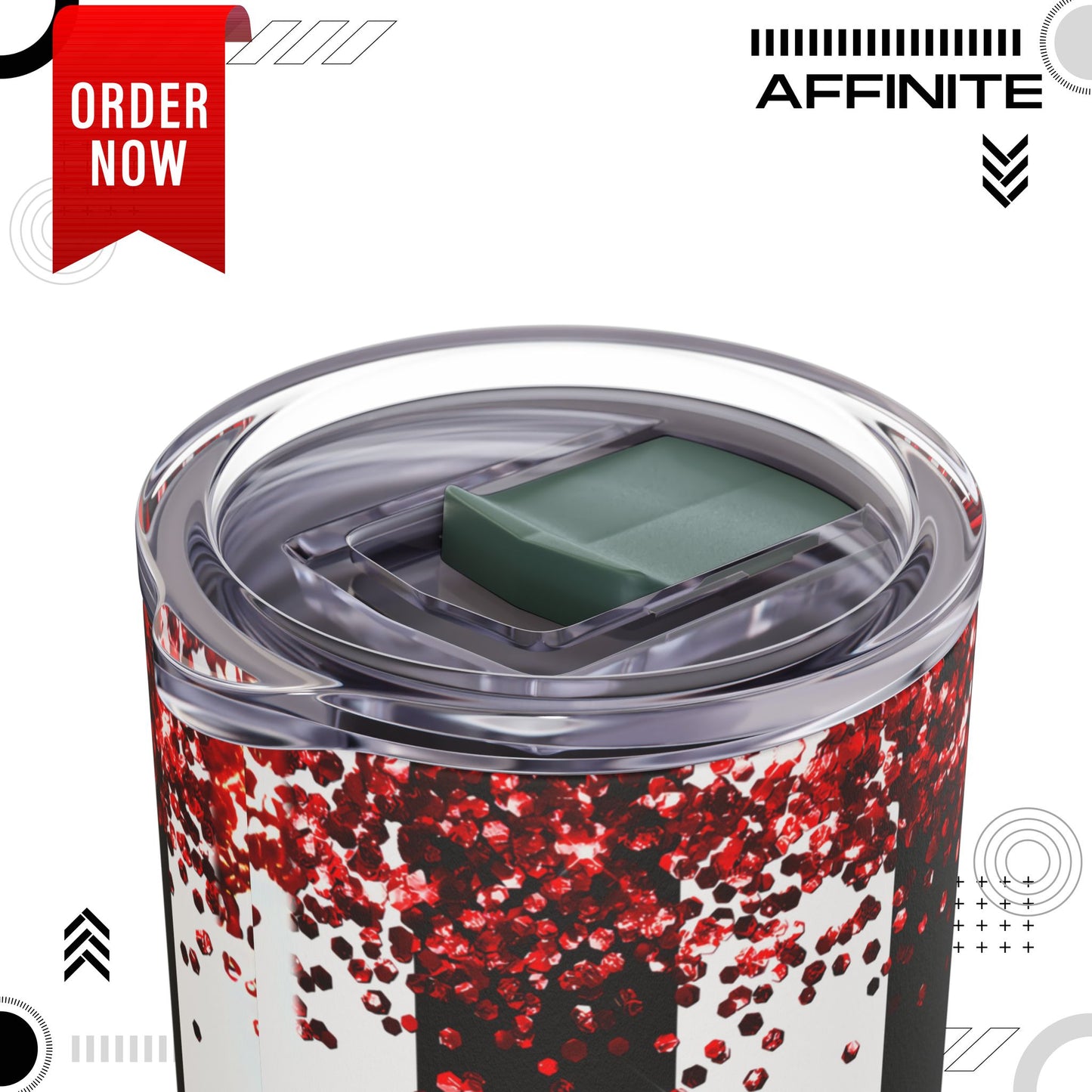 Tumblers Valentine Tumbler 20oz - "So Kiss Me" Matte Skinny Cup