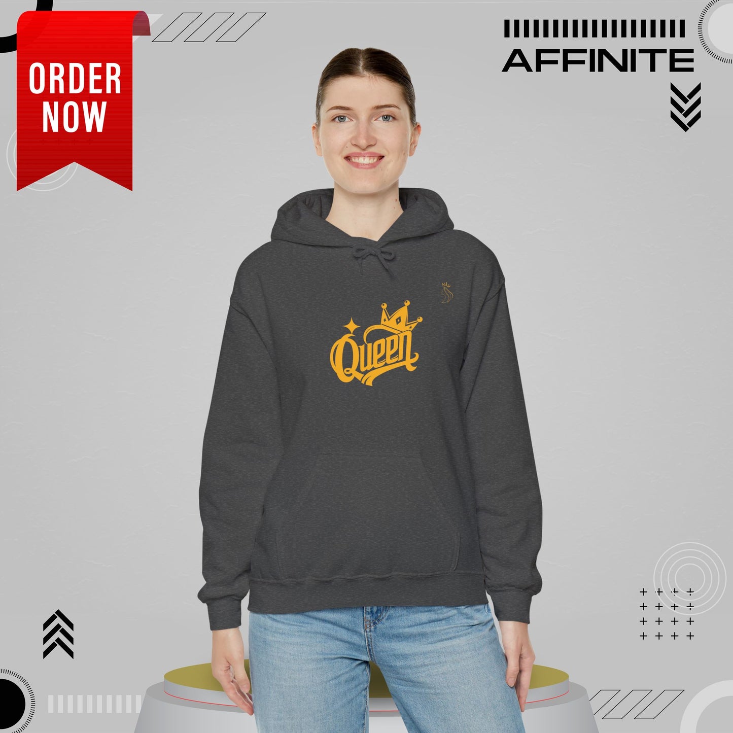 Hoodie Rule in Style: The Ultimate 'Queen' Hoodie for Everyday Royalty!