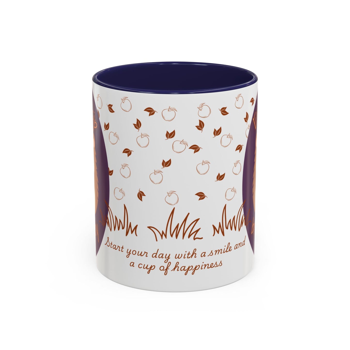 Mug Cute Hedgehog Accent Coffee Mug , Funny Gift for Animal Lovers, (11oz) (15oz)