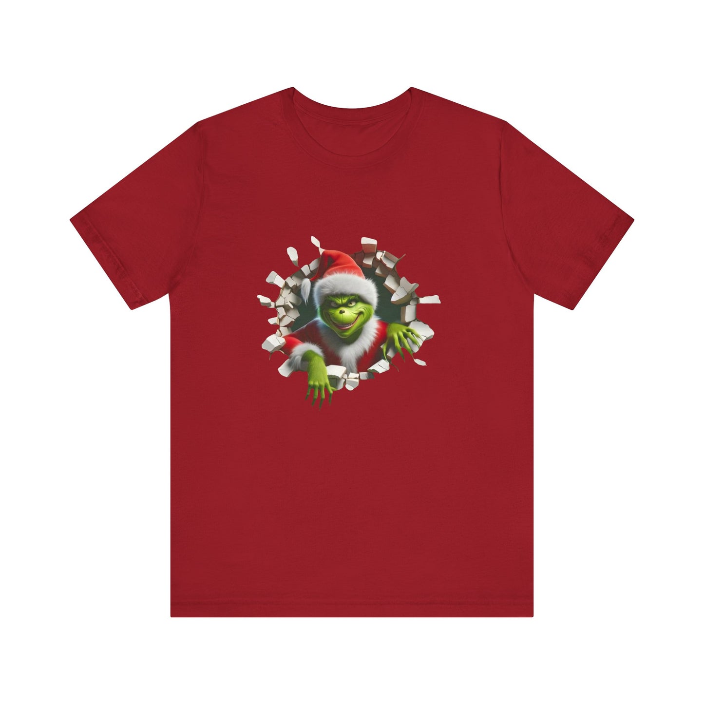T-Shirt The Grinch Unisex Jersey Short Sleeve Tee | Soft Cotton Christmas T-Shirt Canvas Red