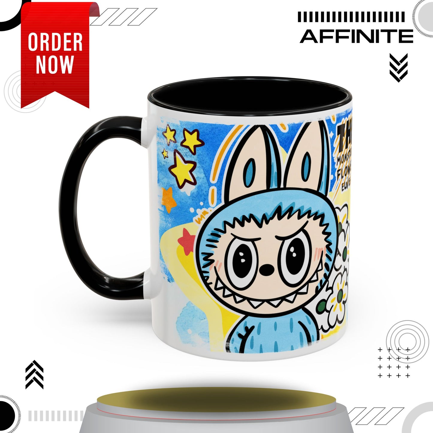 Mug Lazy Yoga Monsters Coffee Mug - Fun Accent Mug for Yoga Lovers