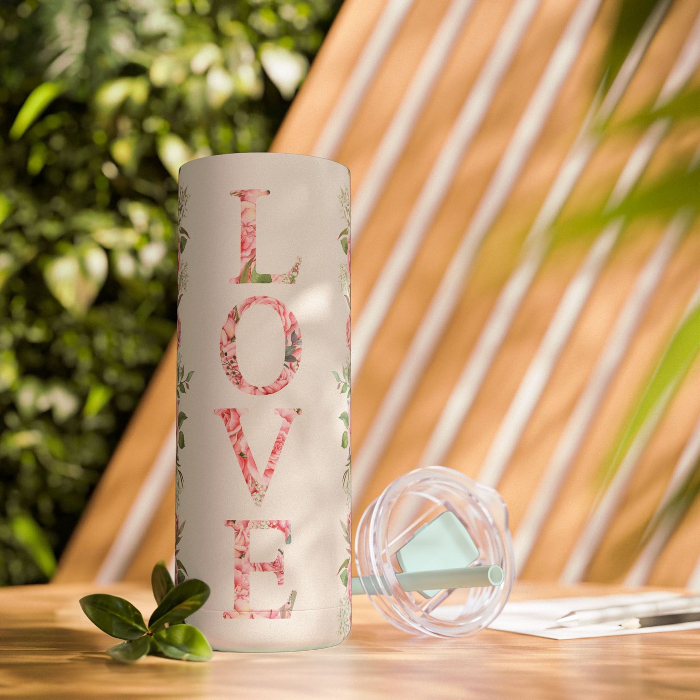 Tumblers Sleek & Stylish 20oz Skinny Matte Tumbler – Love Edition