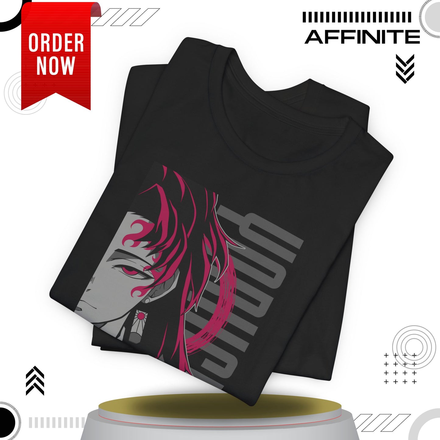 T-Shirt Yoriichi Anime T-Shirt - Demon Slayer Inspired Graphic Tee (Unisex Cotton)