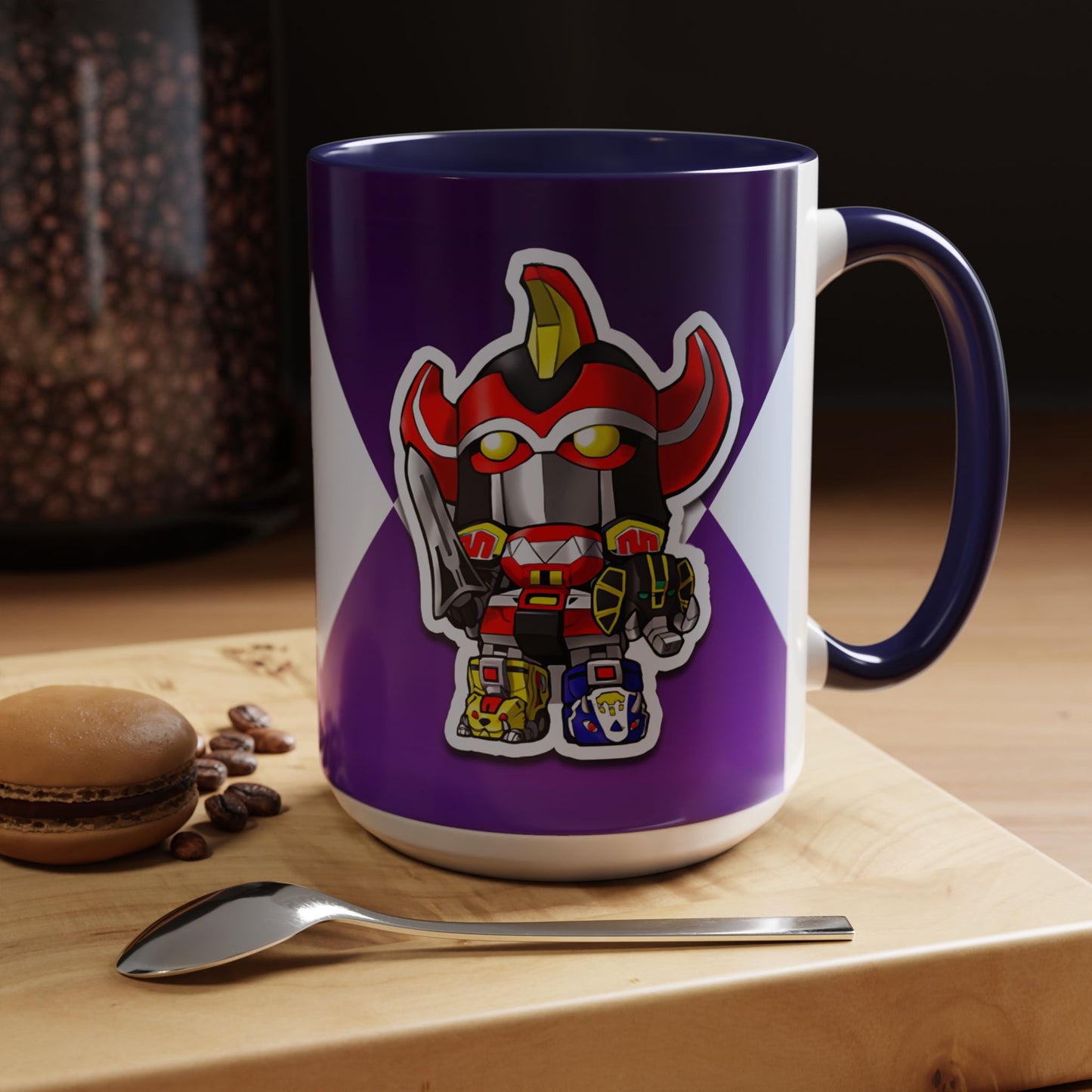 Mug Mighty Morphin Power Rangers Megazord Ceramic Mug - 11oz & 15oz Coffee Mug - Accent Mug for Pop Culture Fans