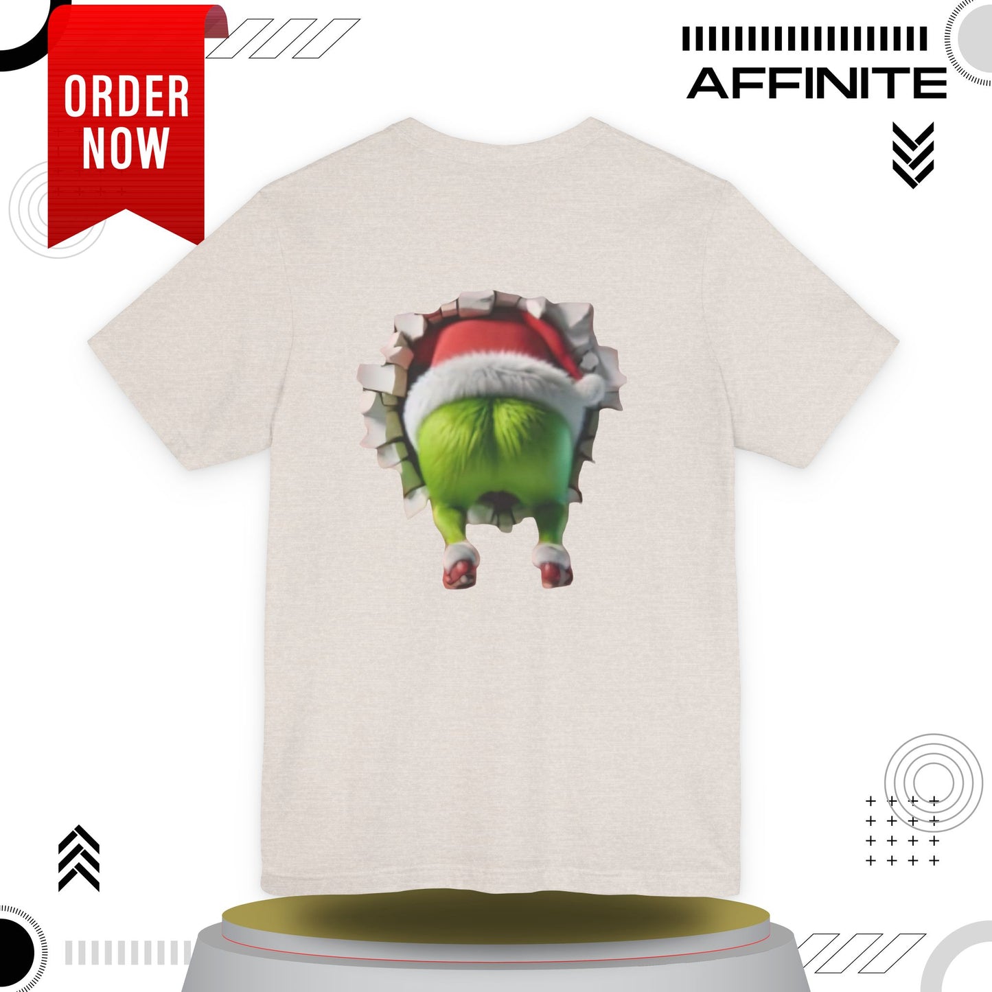 T-Shirt The Grinch Unisex Jersey Short Sleeve Tee | Soft Cotton Christmas T-Shirt
