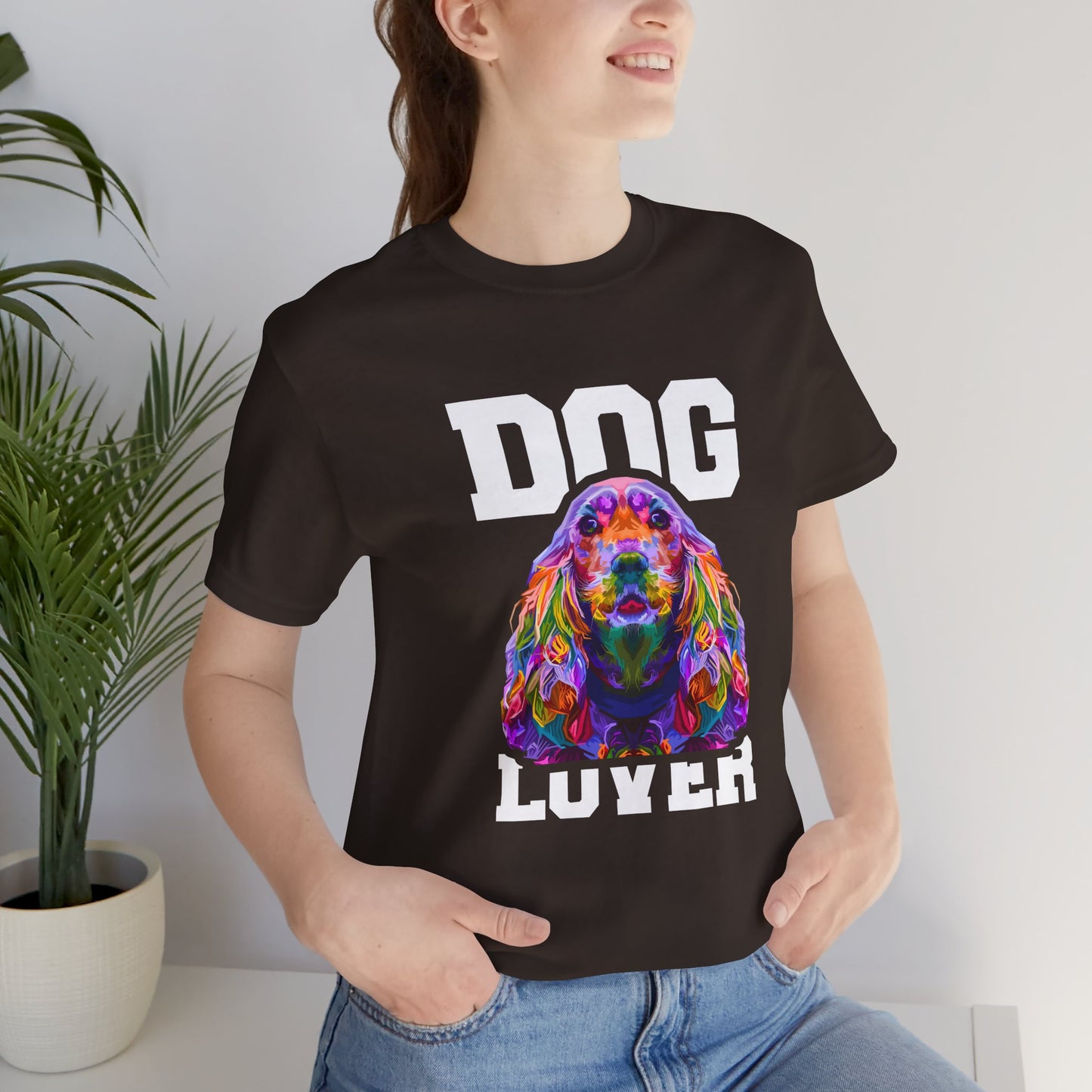 T-Shirt Dog Lover Graphic Tee | Unisex Short Sleeve T-Shirt for Dog Enthusiasts