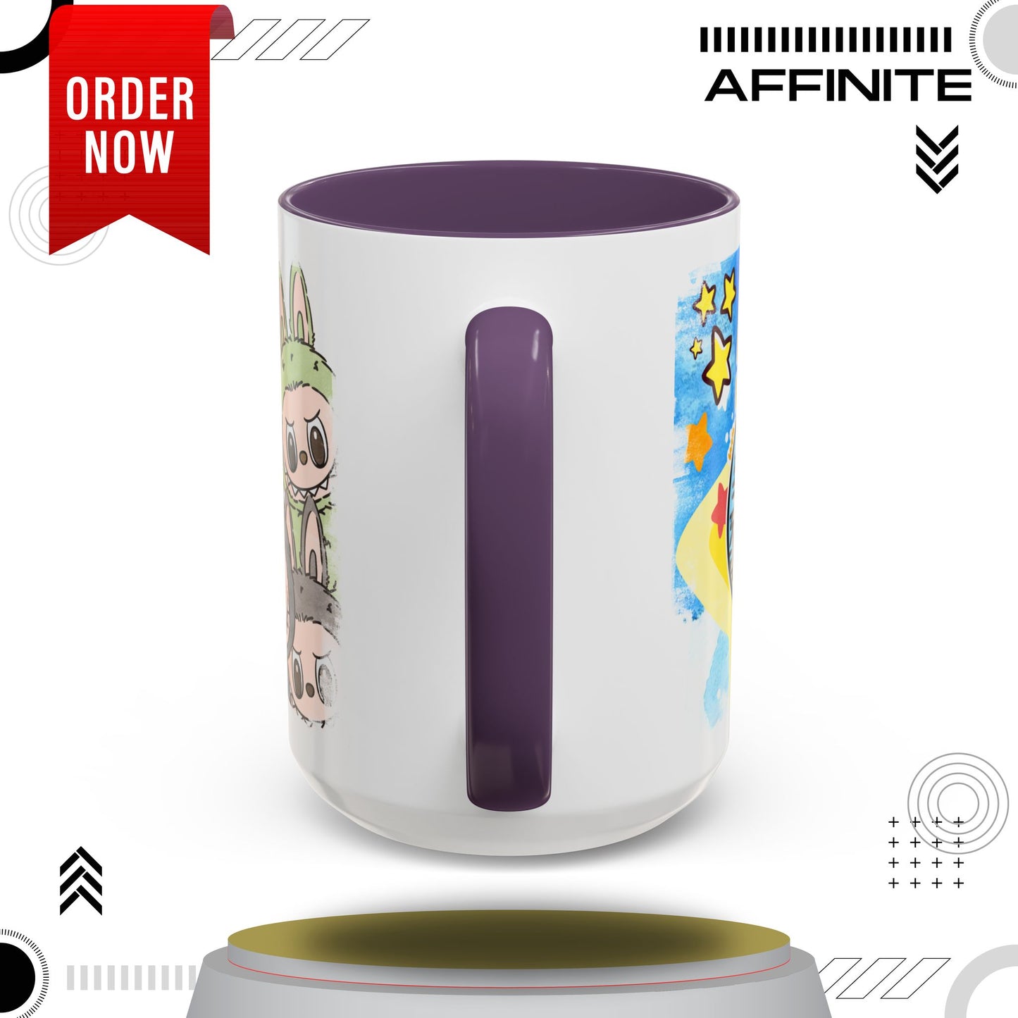 Mug Lazy Yoga Monsters Coffee Mug - Fun Accent Mug for Yoga Lovers