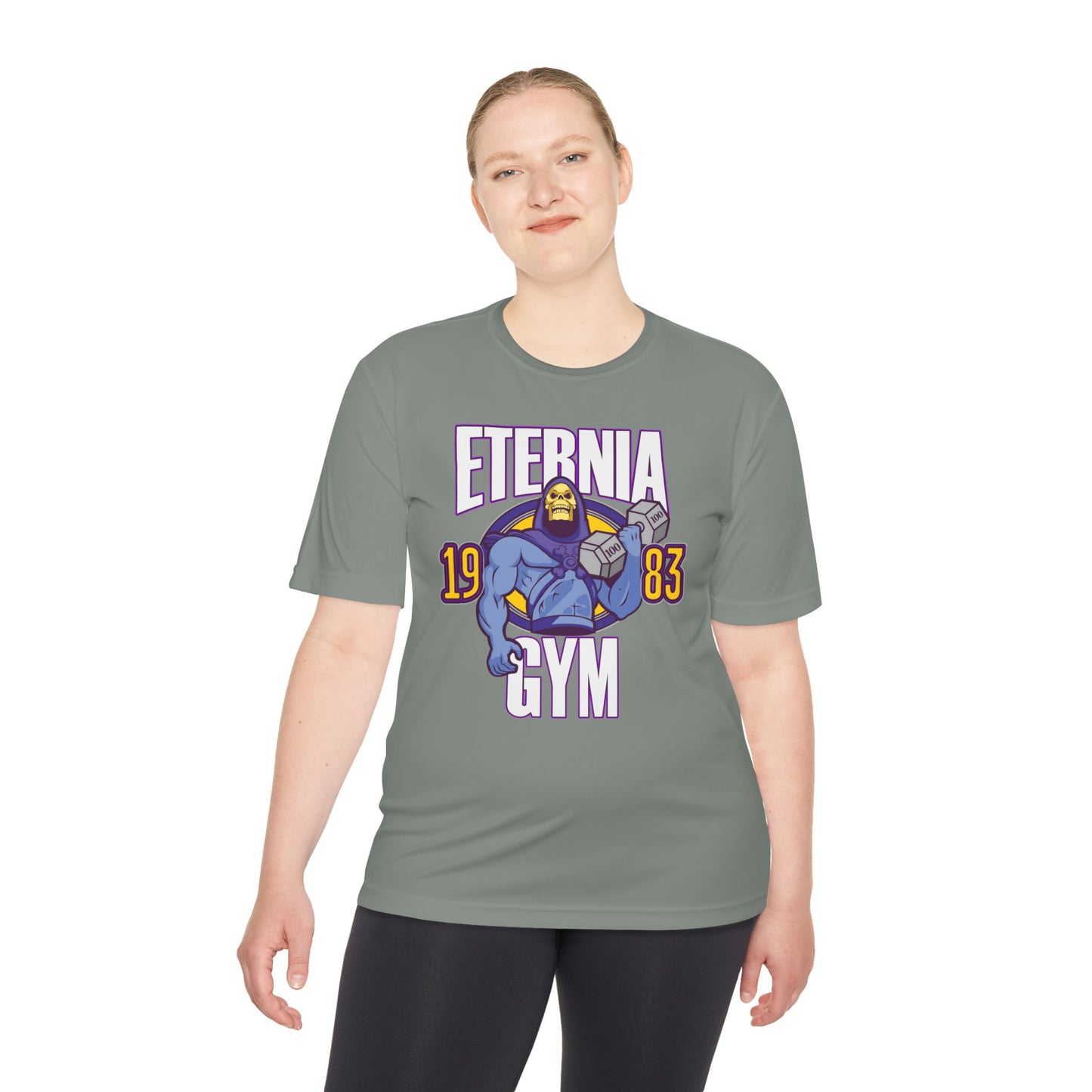 T-Shirt Eternia Gym Unisex Moisture Wicking Tee - Vintage Muscle Workout Shirt