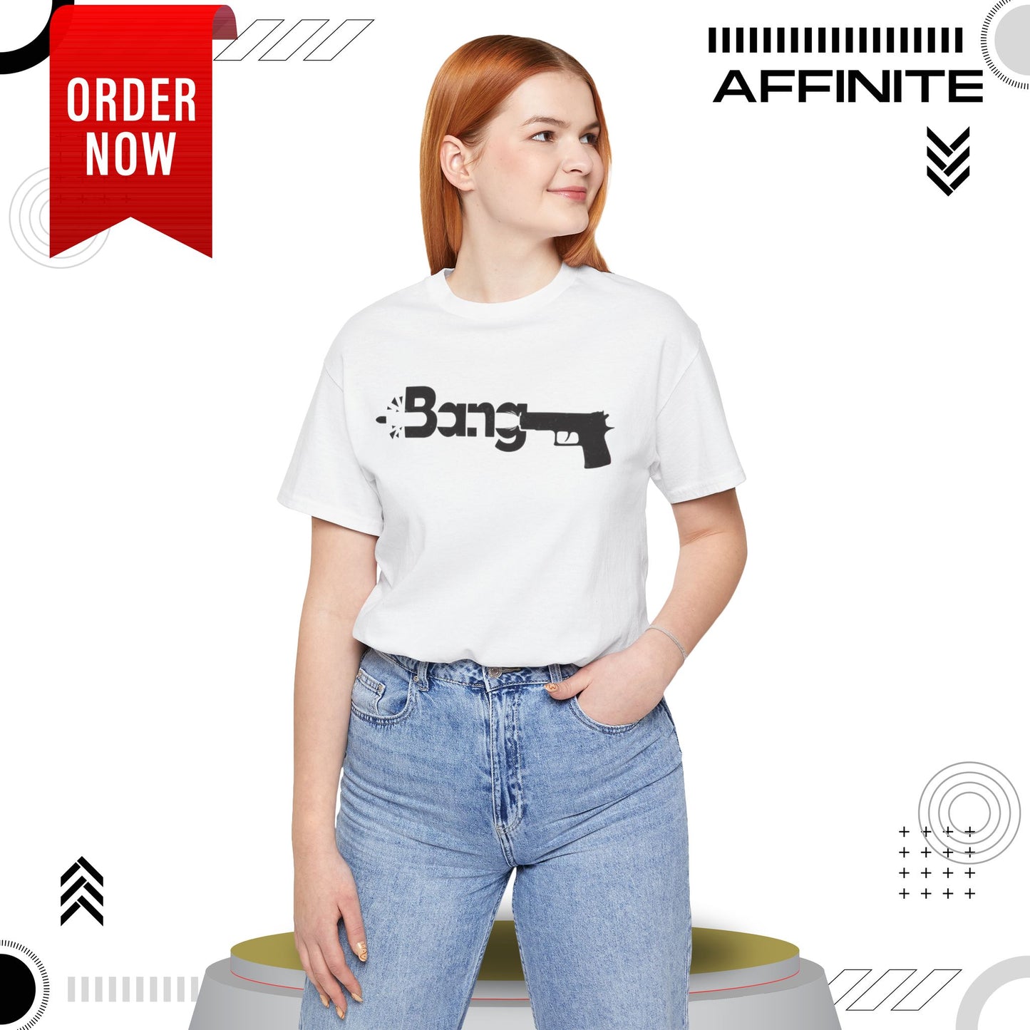 T-Shirt Bang Graphic Unisex Jersey Short Sleeve Tee - Casual Streetwear T-Shirt