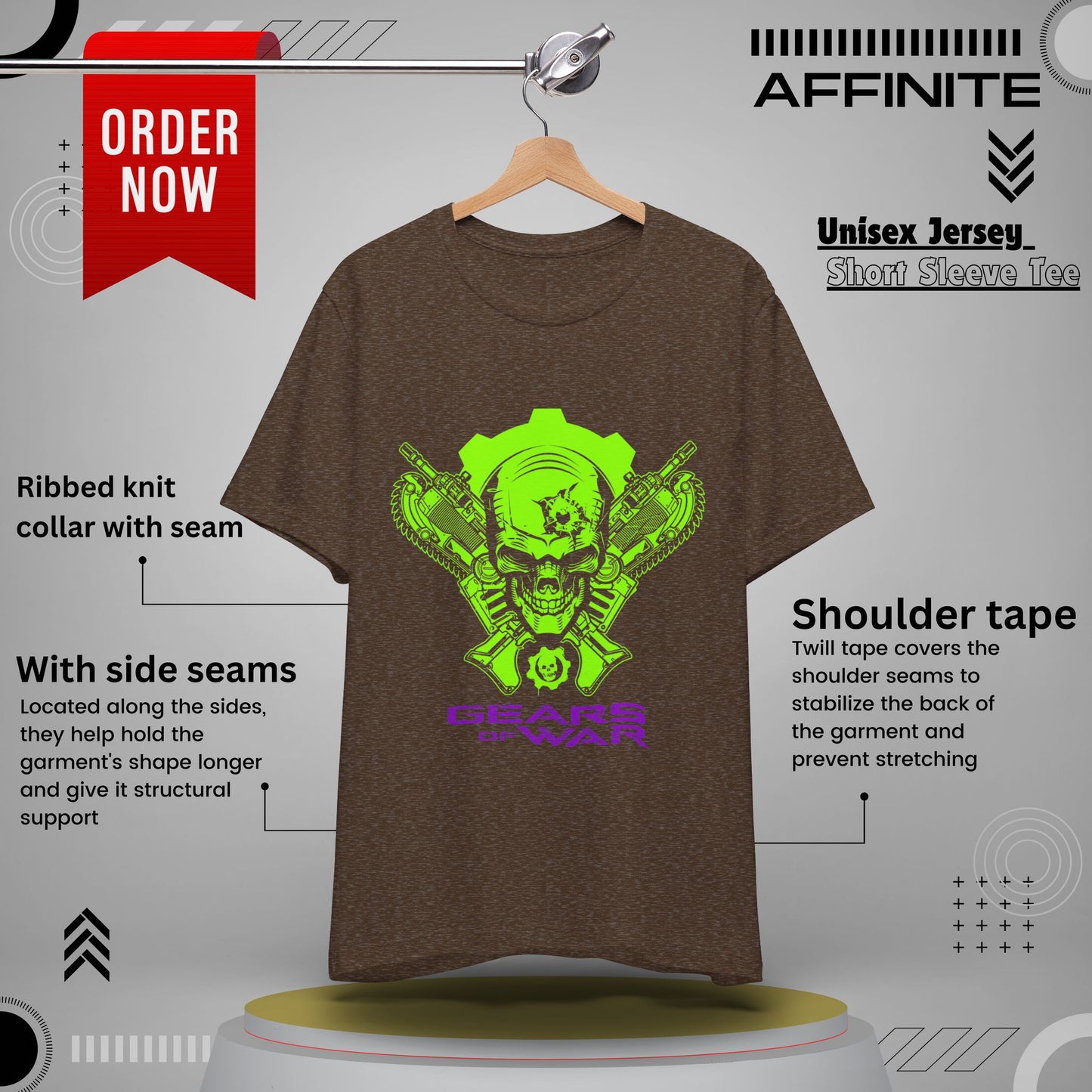 T-Shirt Level Up Your Style: The Ultimate Guide to Gears of War Shirts for Gamers Heather Brown