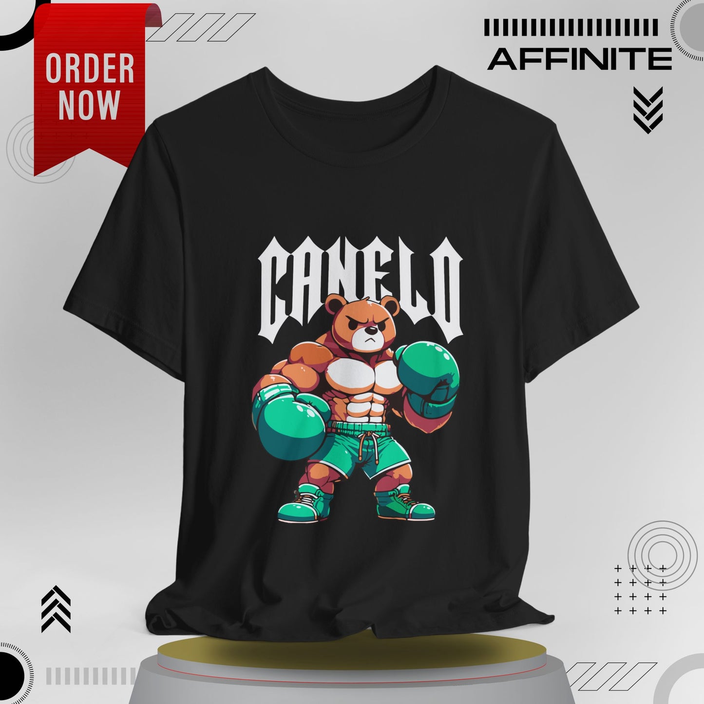 T-Shirt Boxing Bear T-Shirt - Unisex Jersey Short Sleeve Tee Inspired by Canelo