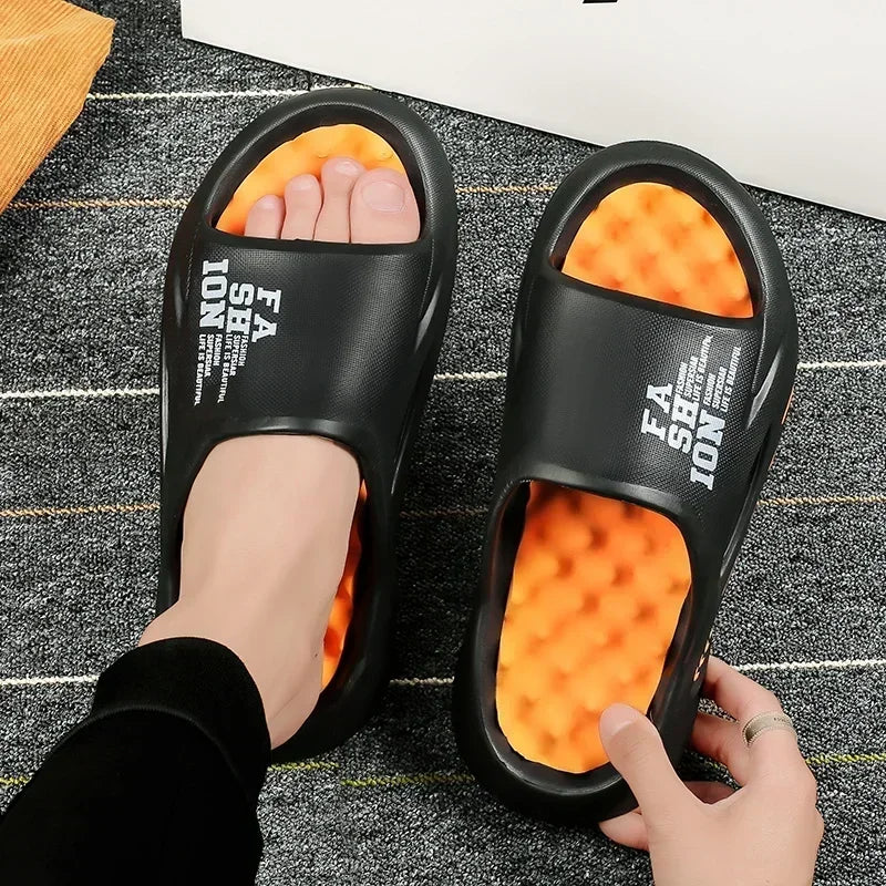 Slippers Mens House Slippers - Luxury Memory Foam & EVA Sole | Affinite Store