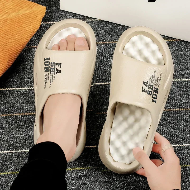 Slippers Mens House Slippers - Luxury Memory Foam & EVA Sole | Affinite Store
