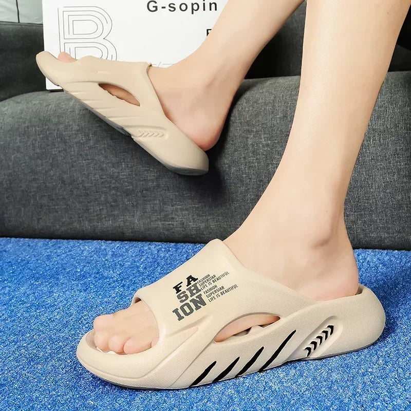 Slippers Mens House Slippers - Luxury Memory Foam & EVA Sole | Affinite Store
