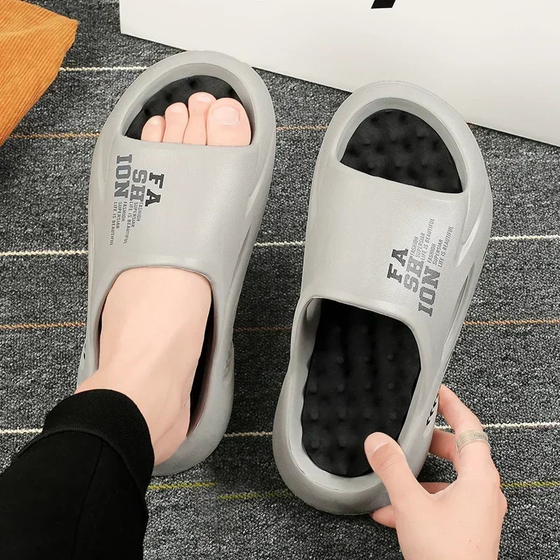 Slippers Mens House Slippers - Luxury Memory Foam & EVA Sole | Affinite Store