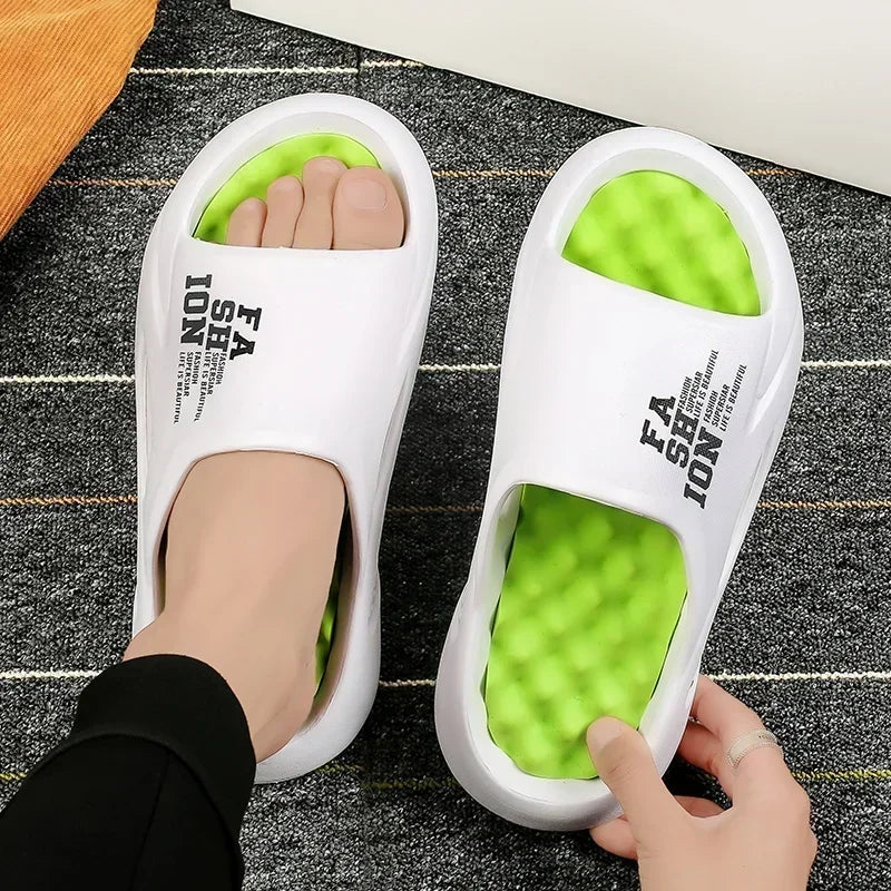 Slippers Mens House Slippers - Luxury Memory Foam & EVA Sole | Affinite Store