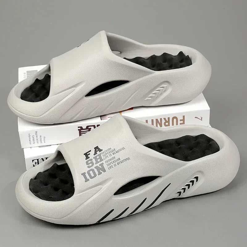 Slippers Mens House Slippers - Luxury Memory Foam & EVA Sole | Affinite Store