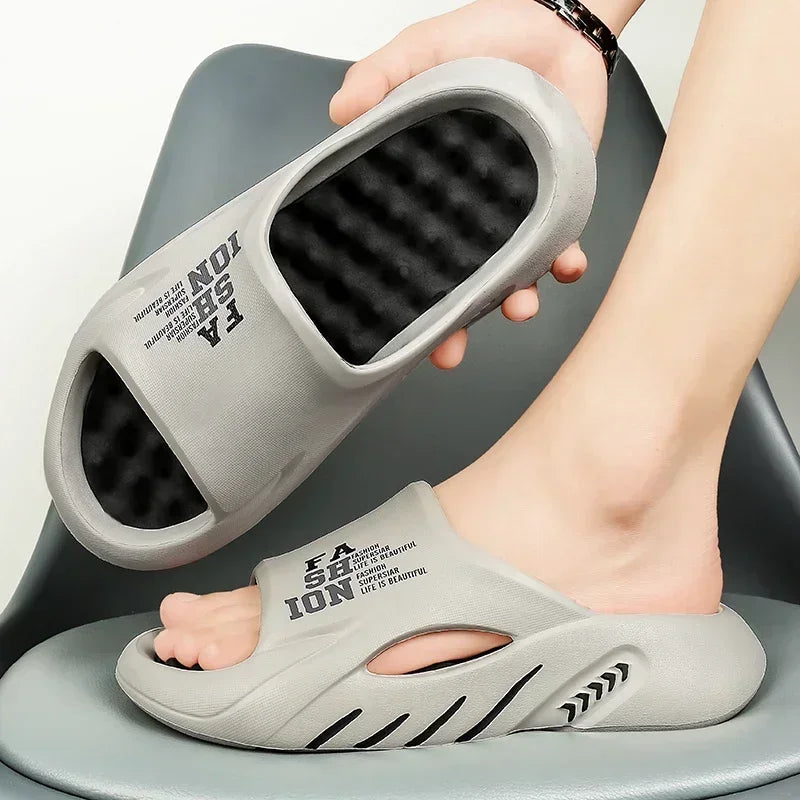 Slippers Mens House Slippers - Luxury Memory Foam & EVA Sole | Affinite Store