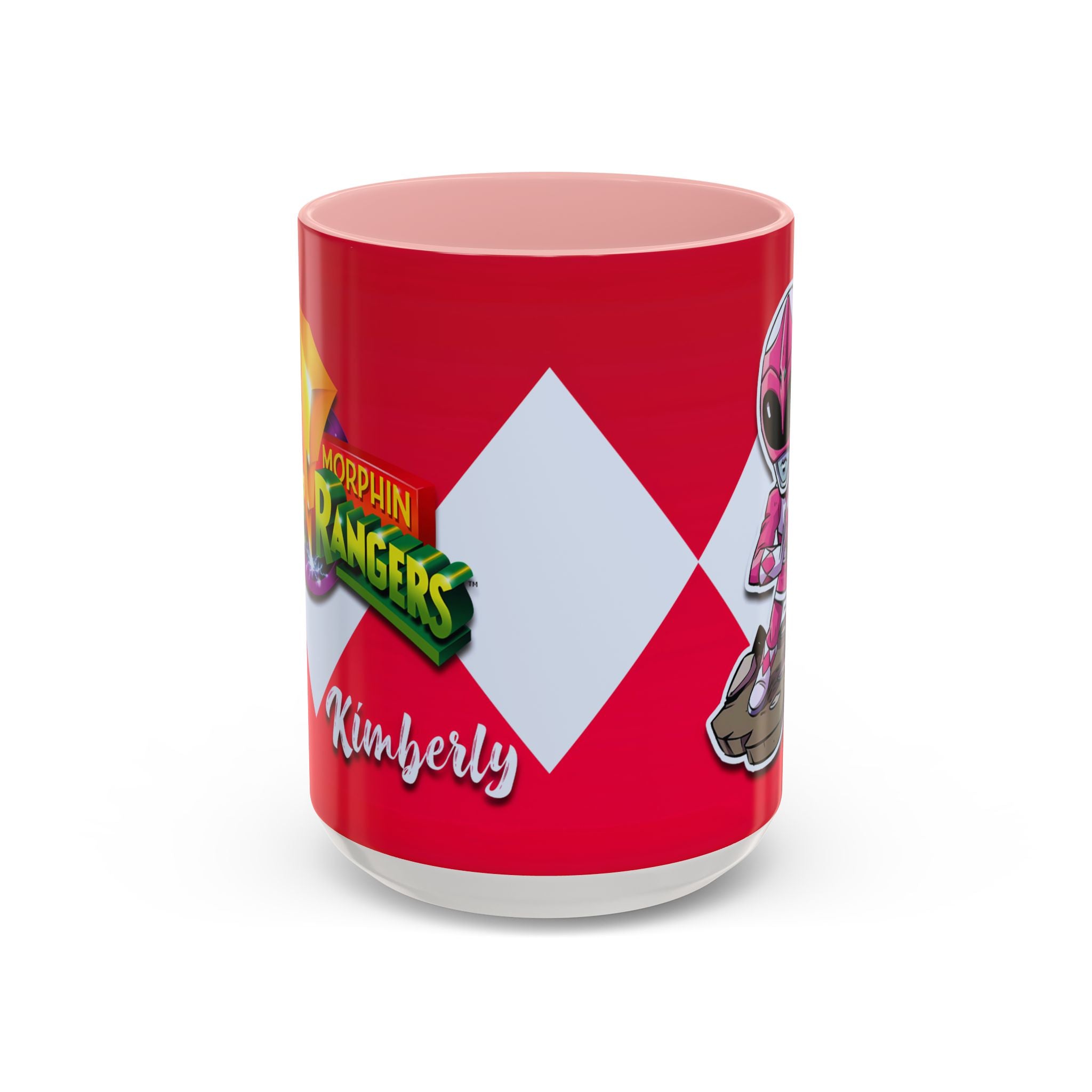 Mighty Morphin Power Rangers Pink Ranger Ceramic Mug - 11oz & 15oz Coffee Mug - Accent Mug for Pop Culture Fans