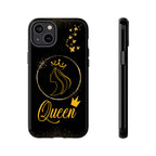 Tough Case Queen Phone Case – Matte & Glossy Crown Design for iPhone, Samsung & Pixel iPhone 14 Plus Glossy